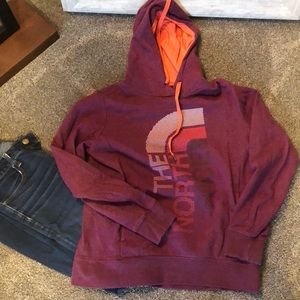 North Face Hooded Sweatshirt